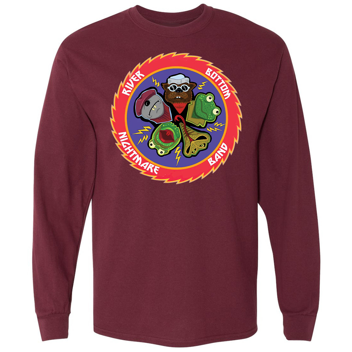 Long Sleeve T-Shirt - N5LY415W - Maroon - 11