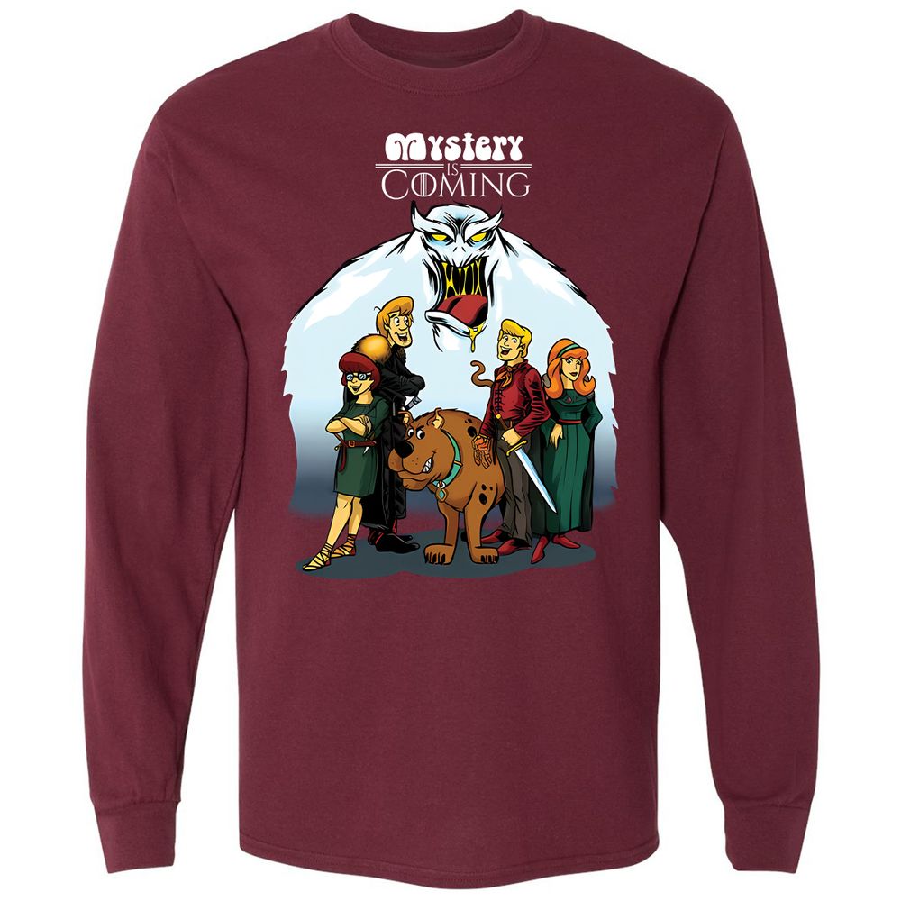 Long Sleeve T-Shirt - KDVXXJJT - Maroon - 11