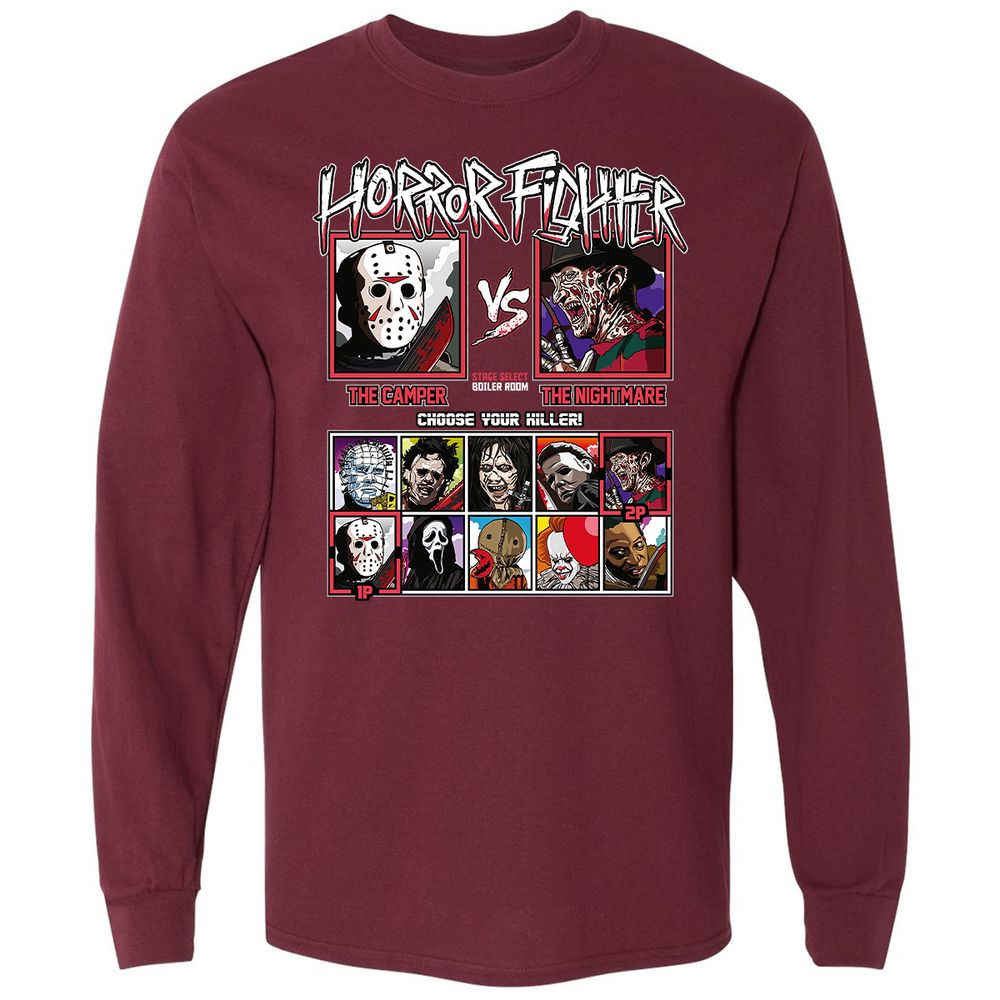 Long Sleeve T-Shirt - 6Y28MSSZ - Maroon - 11