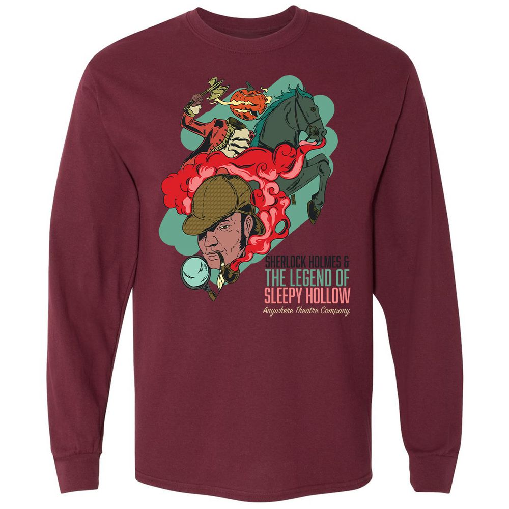 Long Sleeve T-Shirt - 2HHAEZPF - Maroon - 11