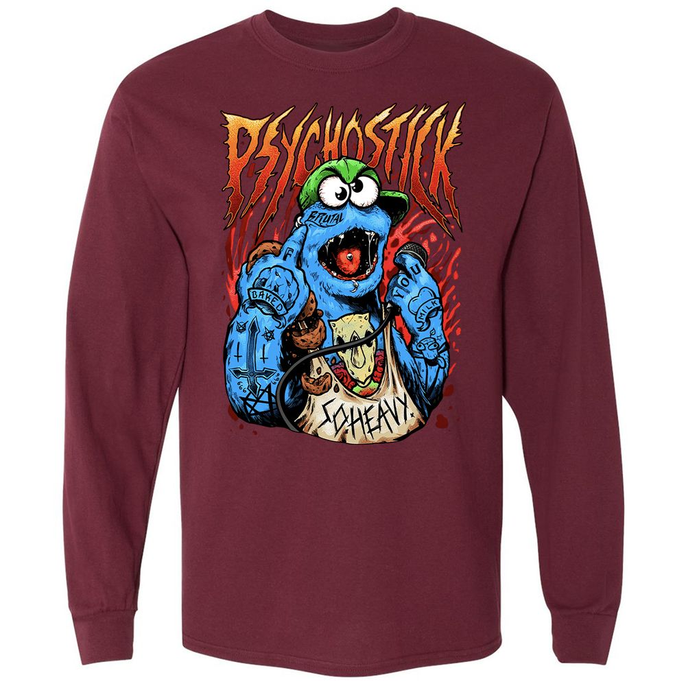 Long Sleeve T-Shirt - HNNMLZS9 - Maroon - 11