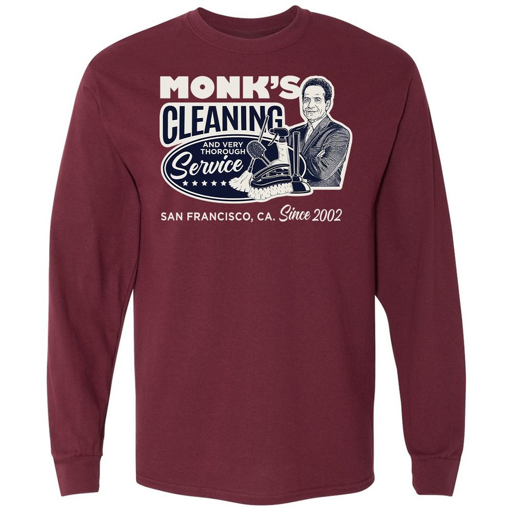 Long Sleeve T-Shirt - GBAJP6NJ - Maroon - 11