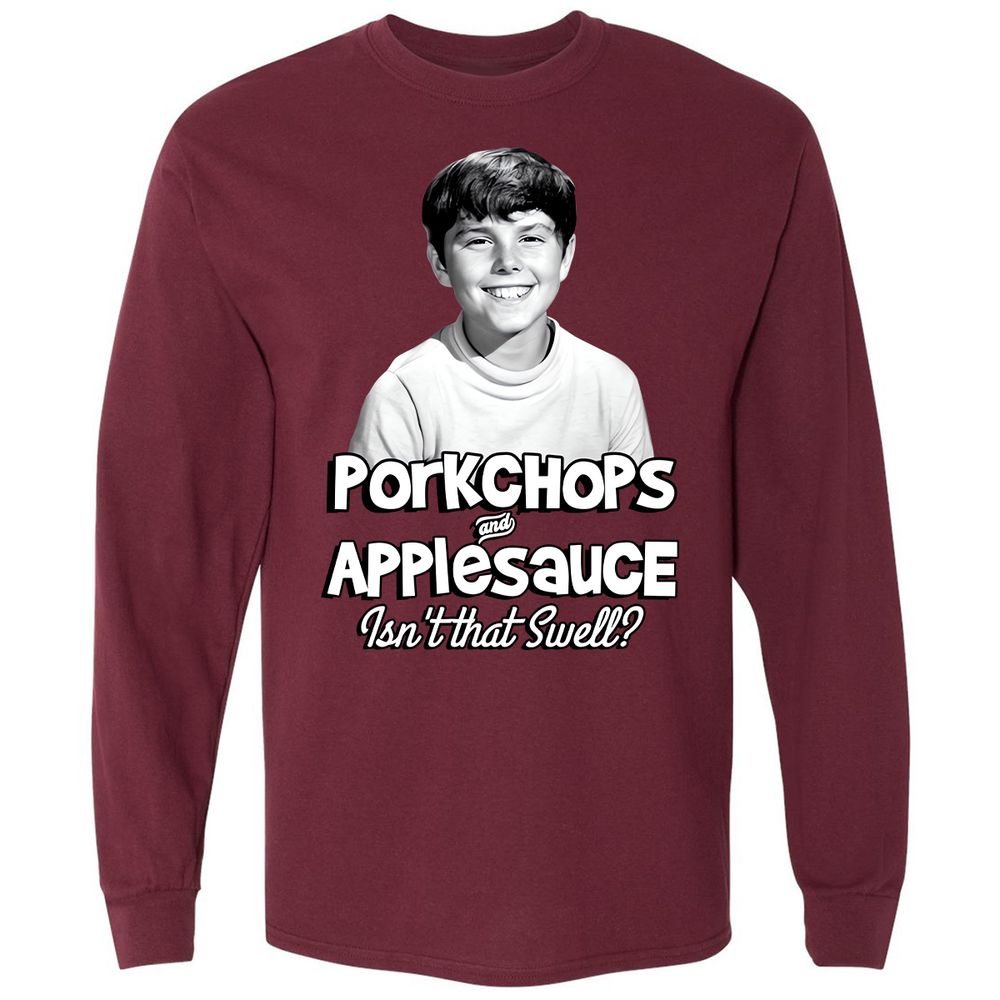 Long Sleeve T-Shirt - 6QBJBGQ5 - Maroon - 11