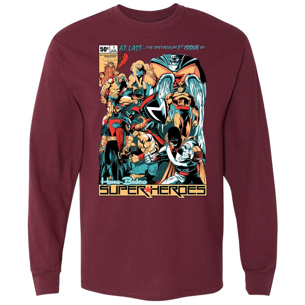 Long Sleeve T-Shirt - N32GBVYN - Maroon - 11