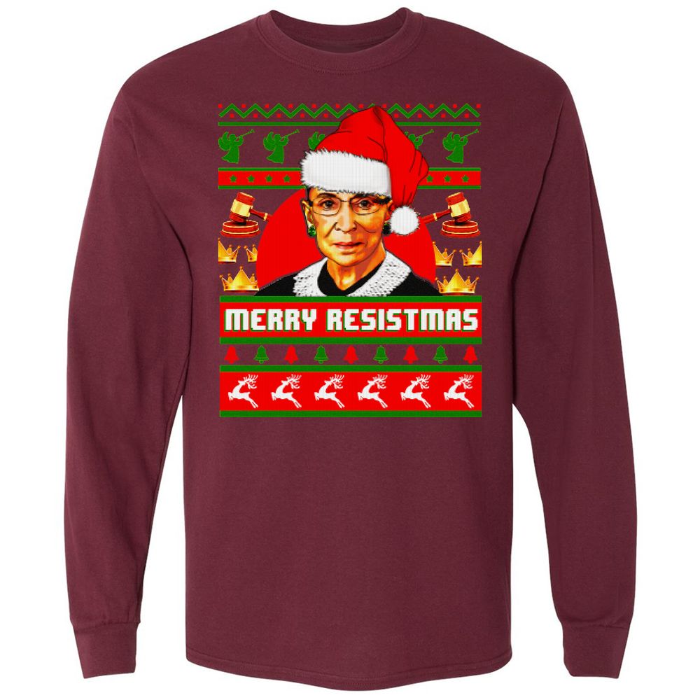 Long Sleeve T-Shirt - TEY4HMKQ - Maroon - 11
