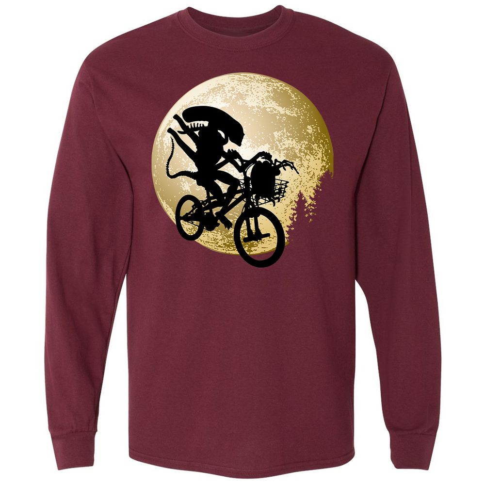 Long Sleeve T-Shirt - G6WHV1HH - Maroon - 11