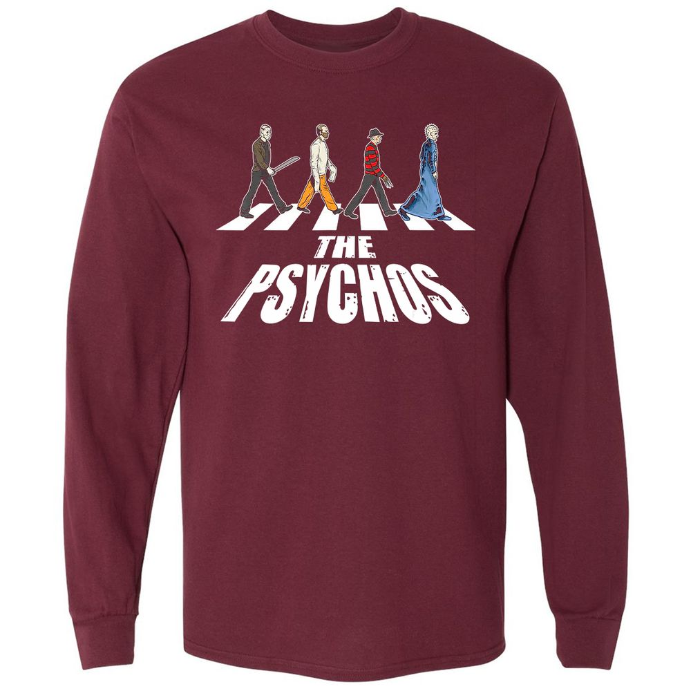 Long Sleeve T-Shirt - 4VCNVCRU - Maroon - 11