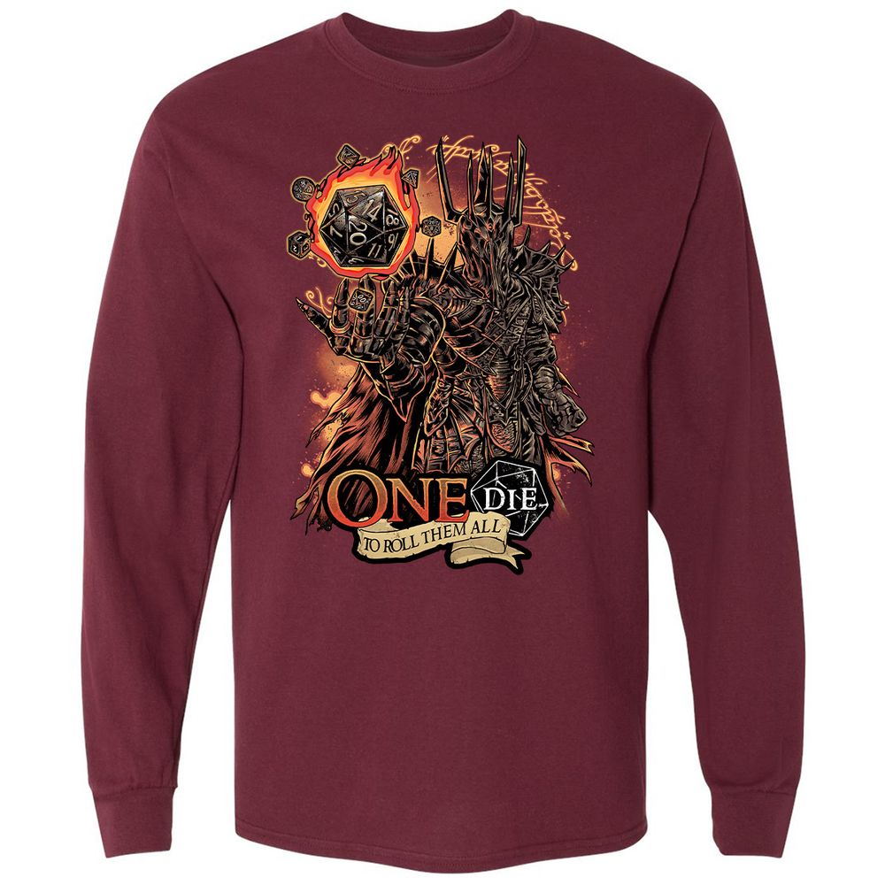 Long Sleeve T-Shirt - REQHNZBH - Maroon - 11
