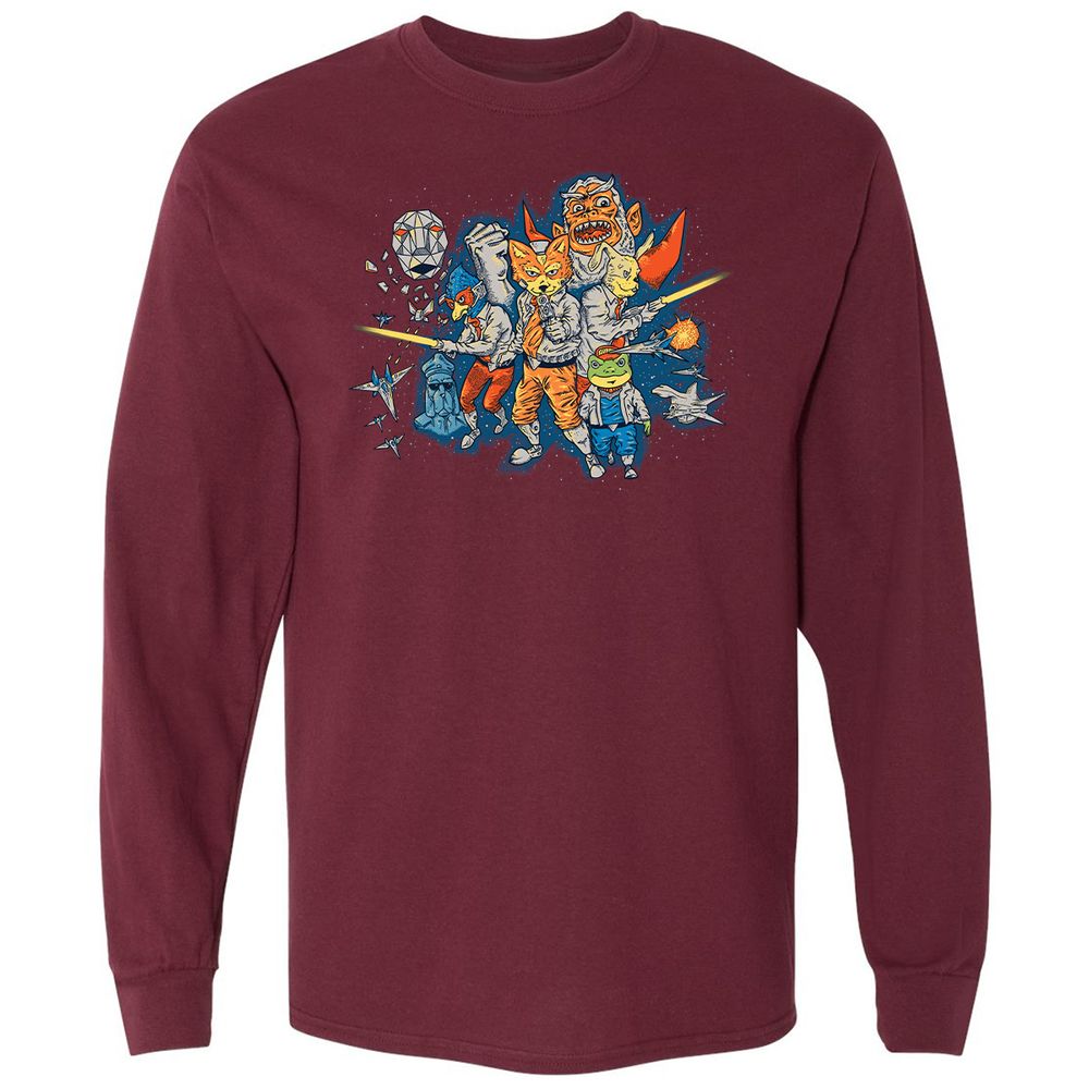 Long Sleeve T-Shirt - ZBWGULX3 - Maroon - 11