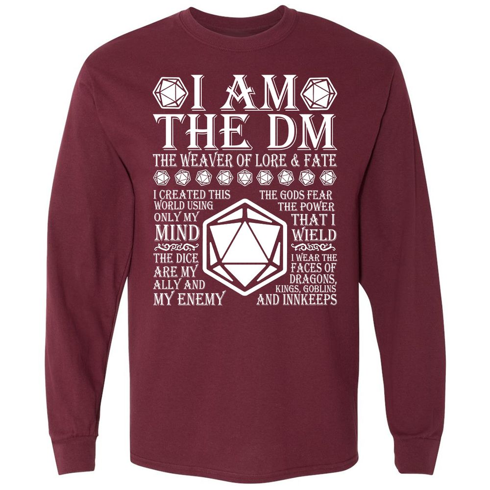 Long Sleeve T-Shirt - 2DPSLYGZ - Maroon - 11