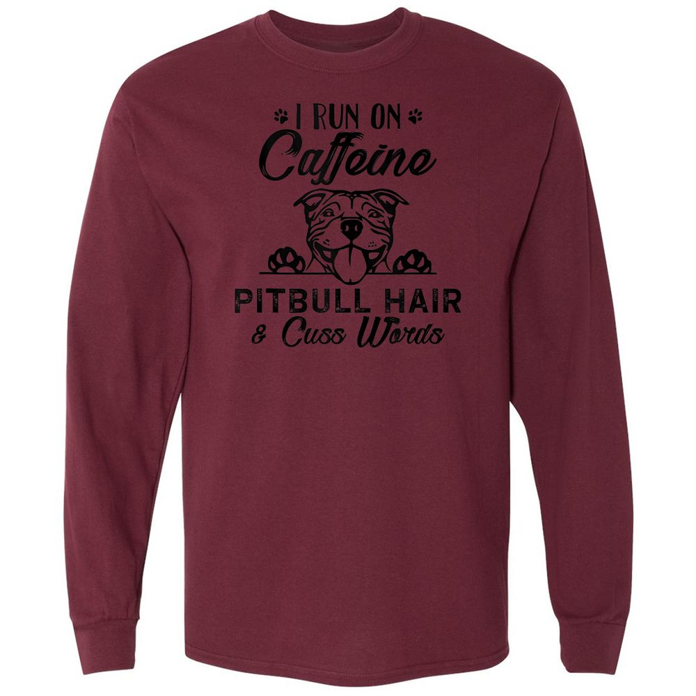 Long Sleeve T-Shirt - 9UL8VTGX - Maroon - 11
