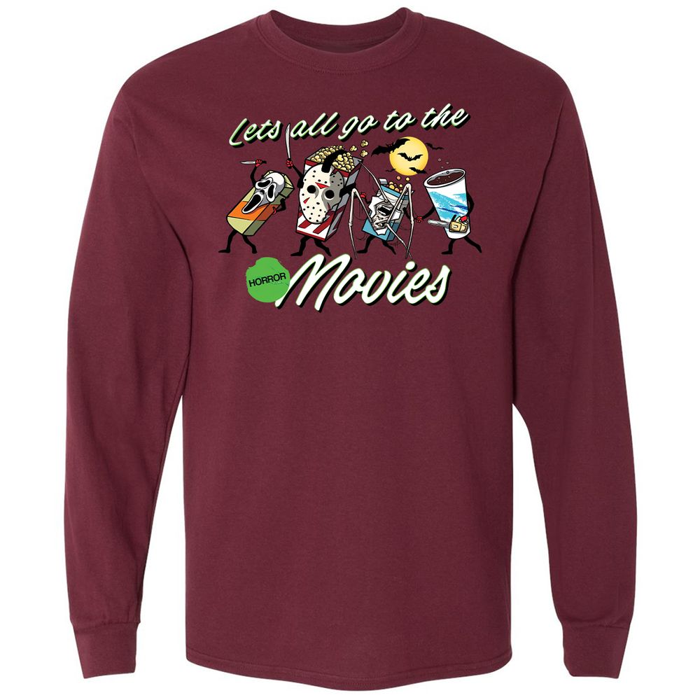 Long Sleeve T-Shirt - EXDJDG6X - Maroon - 11