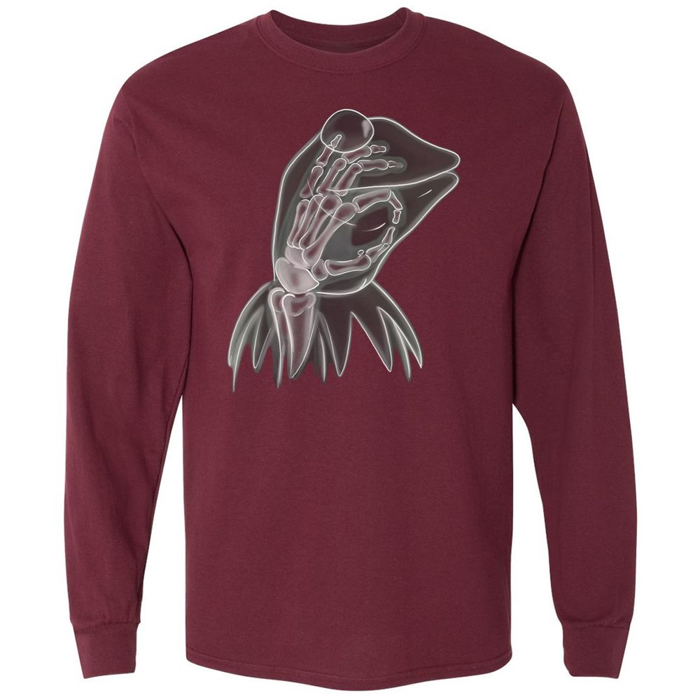 Long Sleeve T-Shirt - S7ZVAUTE - Maroon - 11