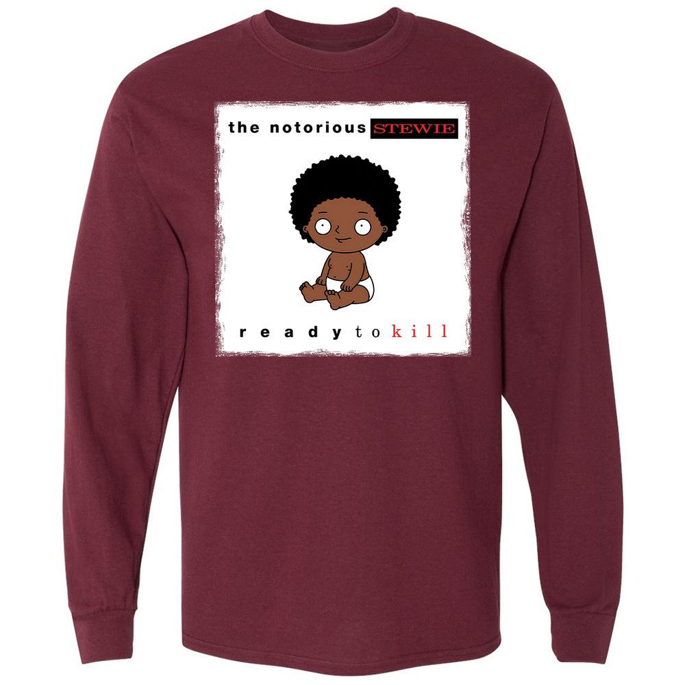 Long Sleeve T-Shirt - U9YY5CX4 - Maroon - 11