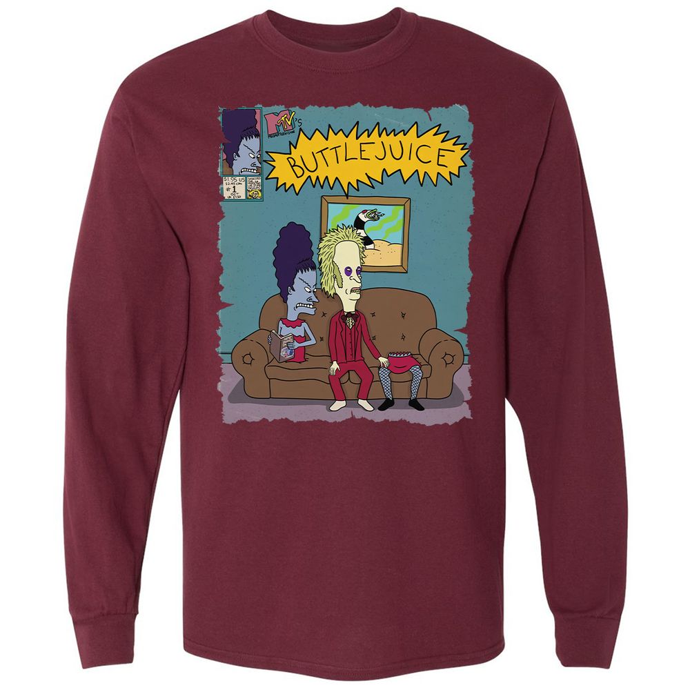 Long Sleeve T-Shirt - 5PCEK96G - Maroon - 11