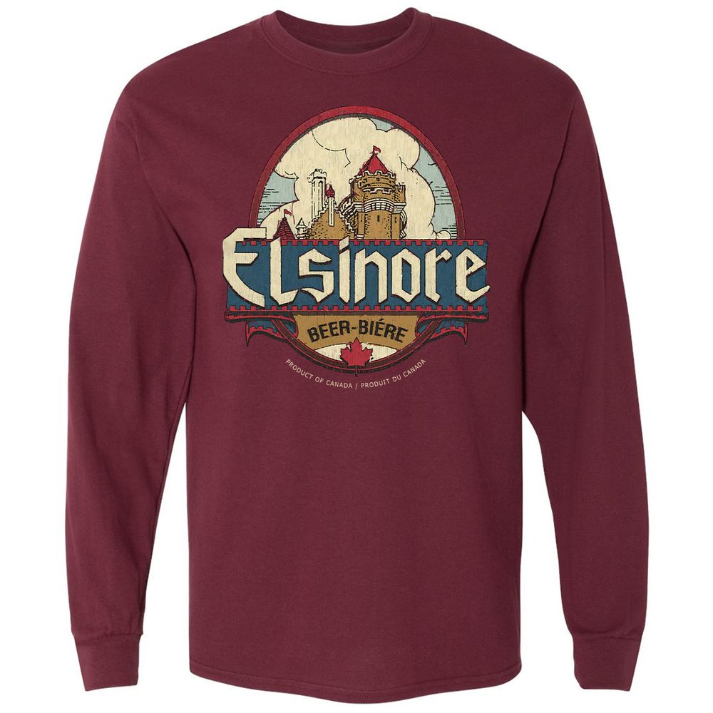 Long Sleeve T-Shirt - 9QZR7L5K - Maroon - 11