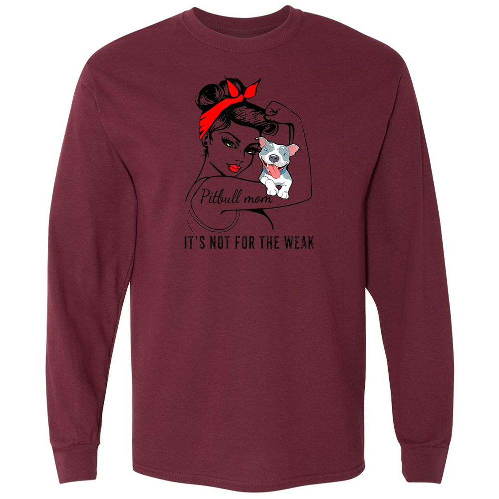 Long Sleeve T-Shirt - VKQ4NQQT - Maroon - 11