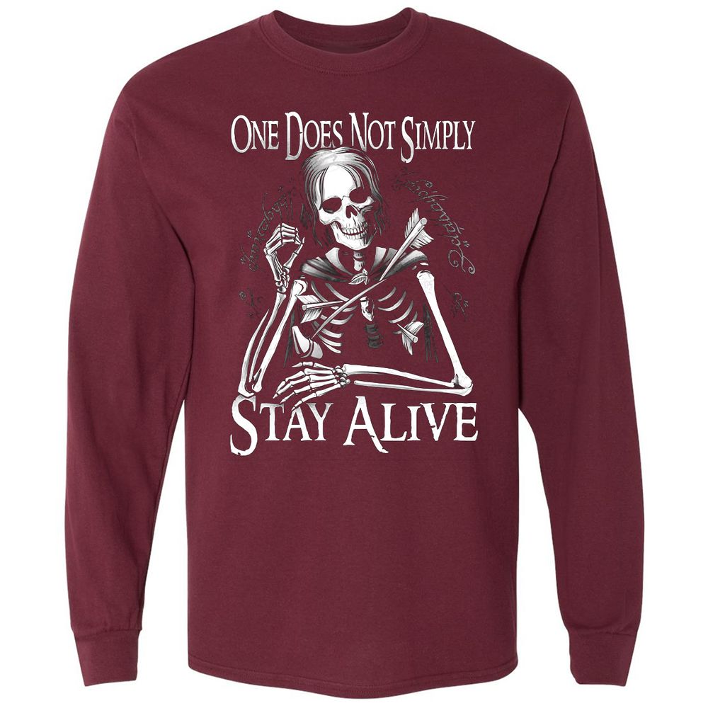 Long Sleeve T-Shirt - MC5M5FFZ - Maroon - 11