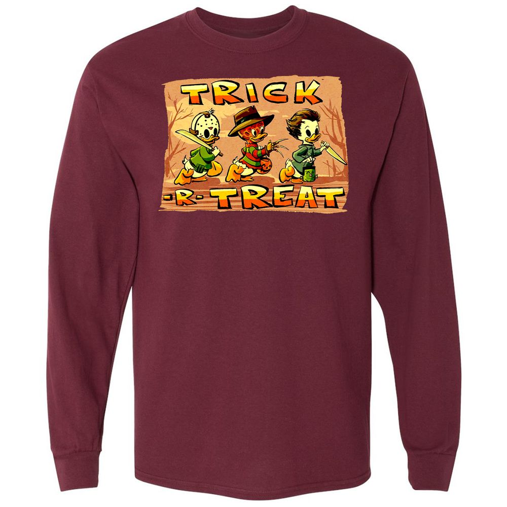 Long Sleeve T-Shirt - 72FLNZ6D - Maroon - 11