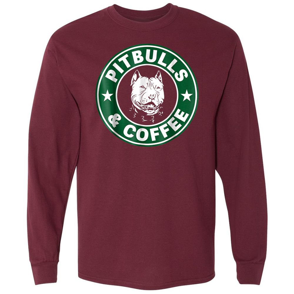 Long Sleeve T-Shirt - M6K5H5MX - Maroon - 11