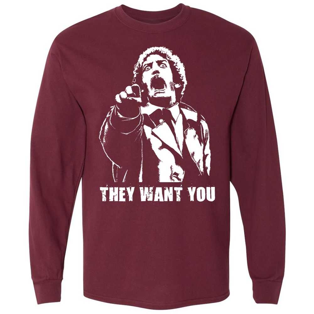 Long Sleeve T-Shirt - MW5LMB5W - Maroon - 11