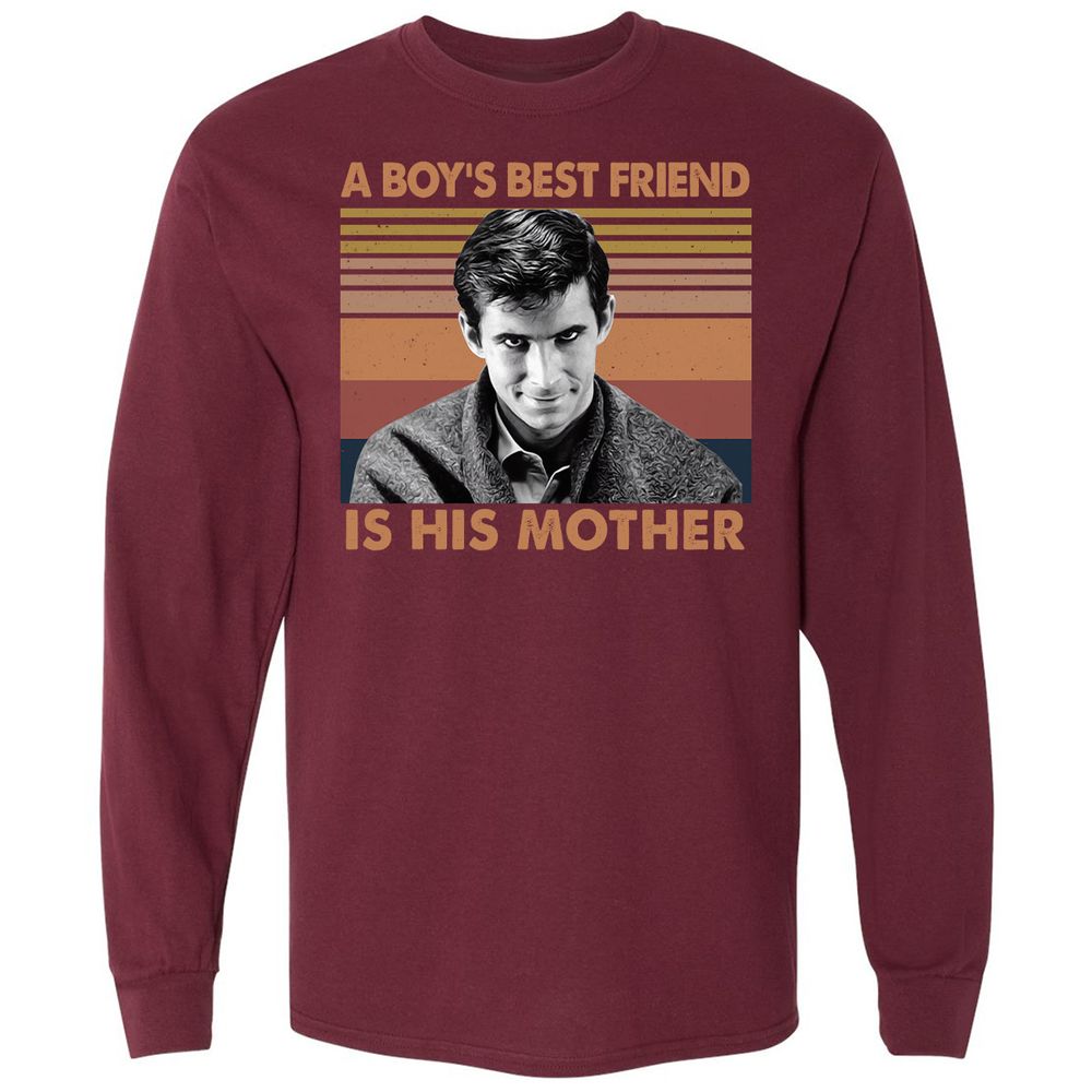 Long Sleeve T-Shirt - 27K8A6FK - Maroon - 11