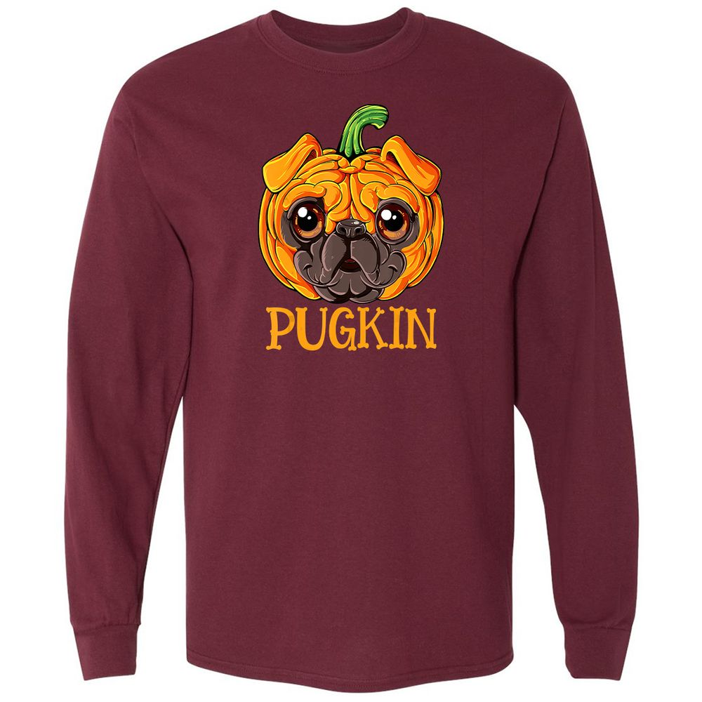 Long Sleeve T-Shirt - AJEL14DZ - Maroon - 11