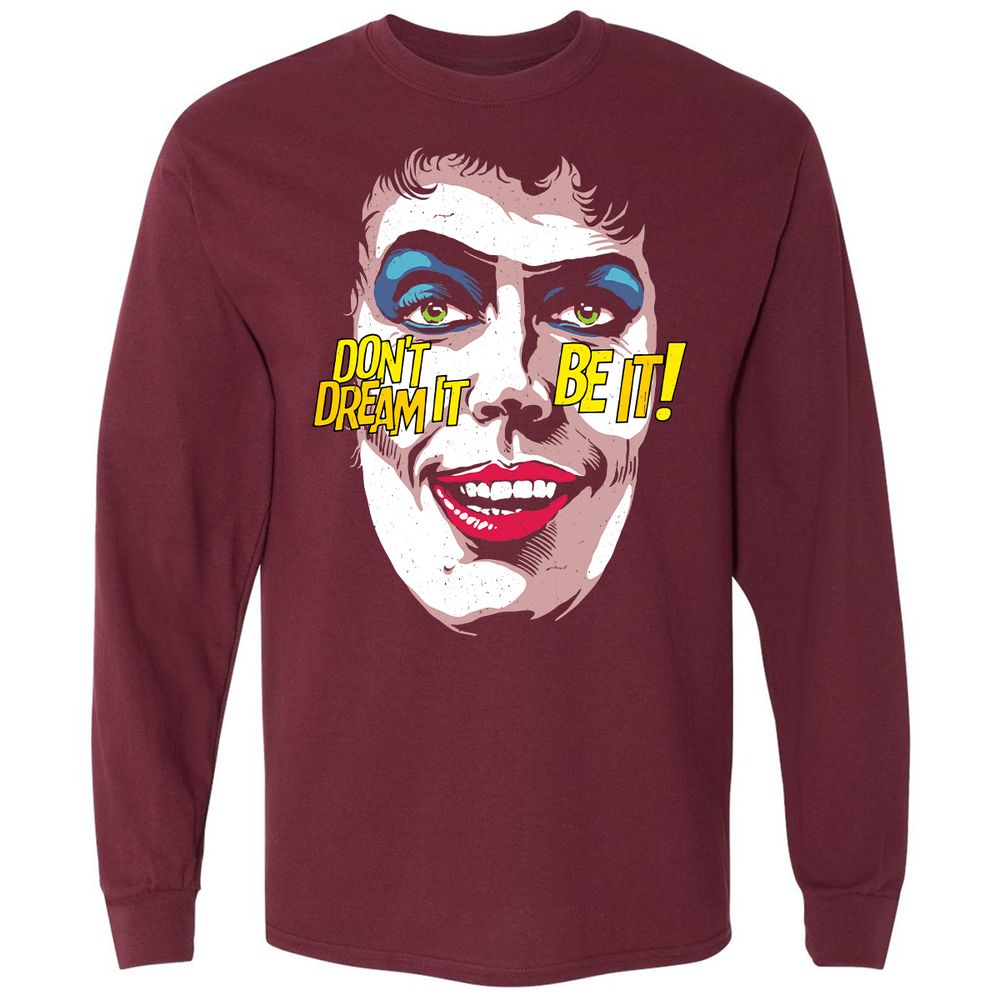 Long Sleeve T-Shirt - JCA5UKQ1 - Maroon - 11
