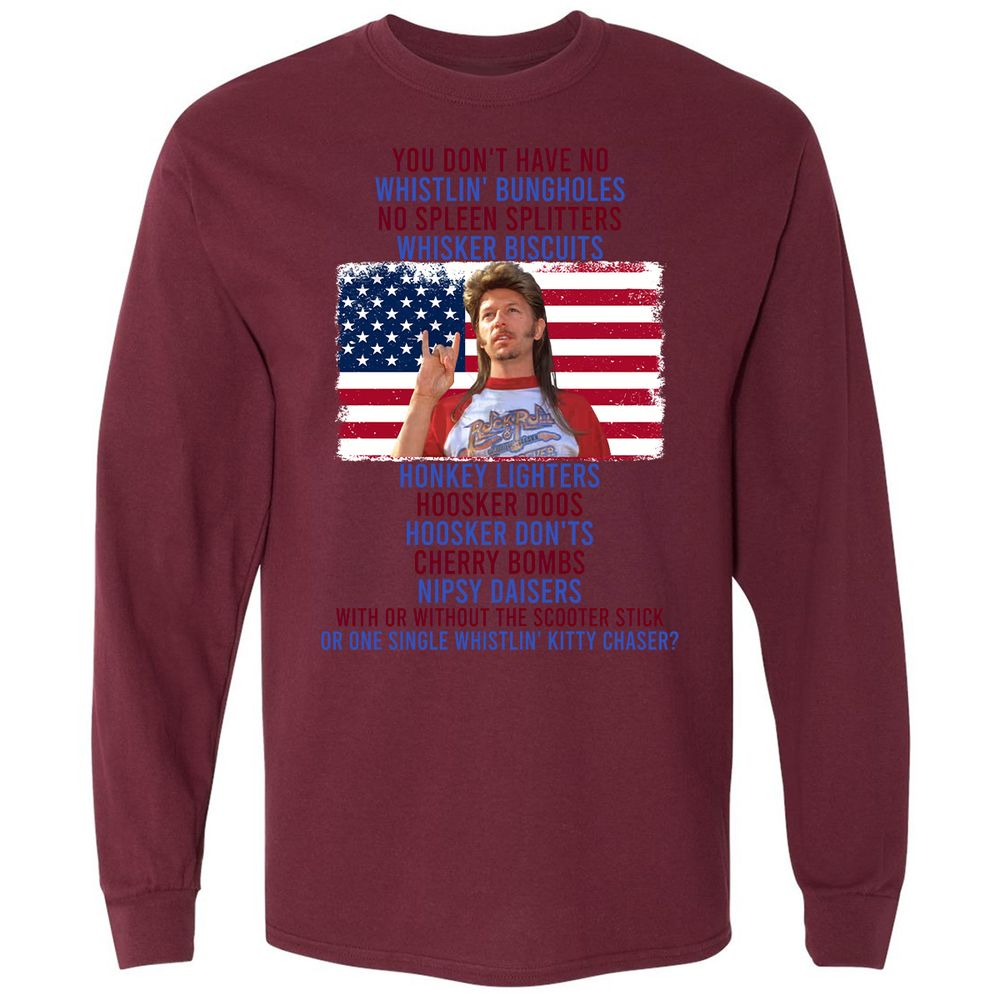 Long Sleeve T-Shirt - KFC8PARU - Maroon - 11