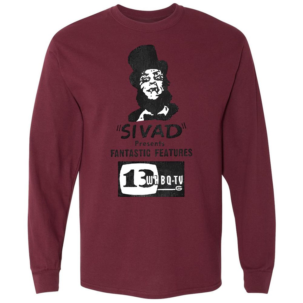 Long Sleeve T-Shirt - AQPDK2YT - Maroon - 11