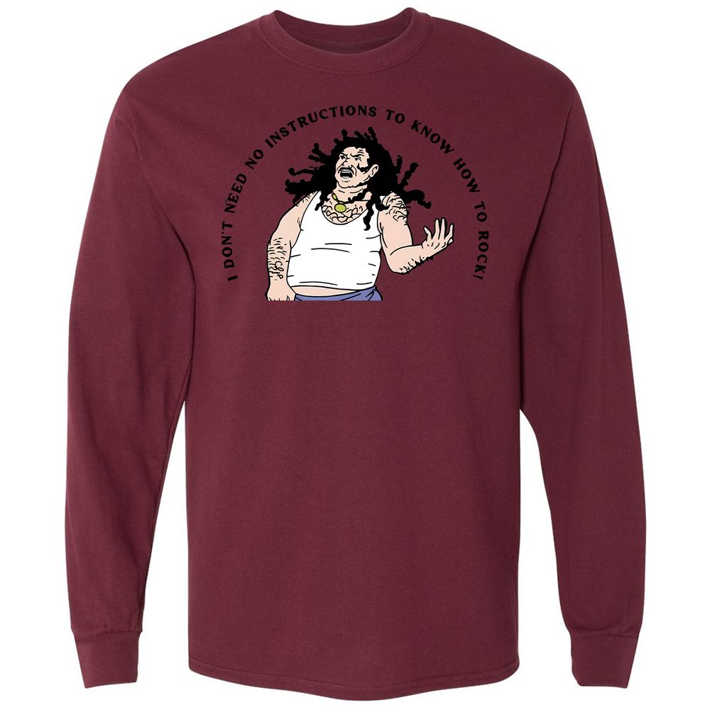 Long Sleeve T-Shirt - XC1J14UC - Maroon - 11