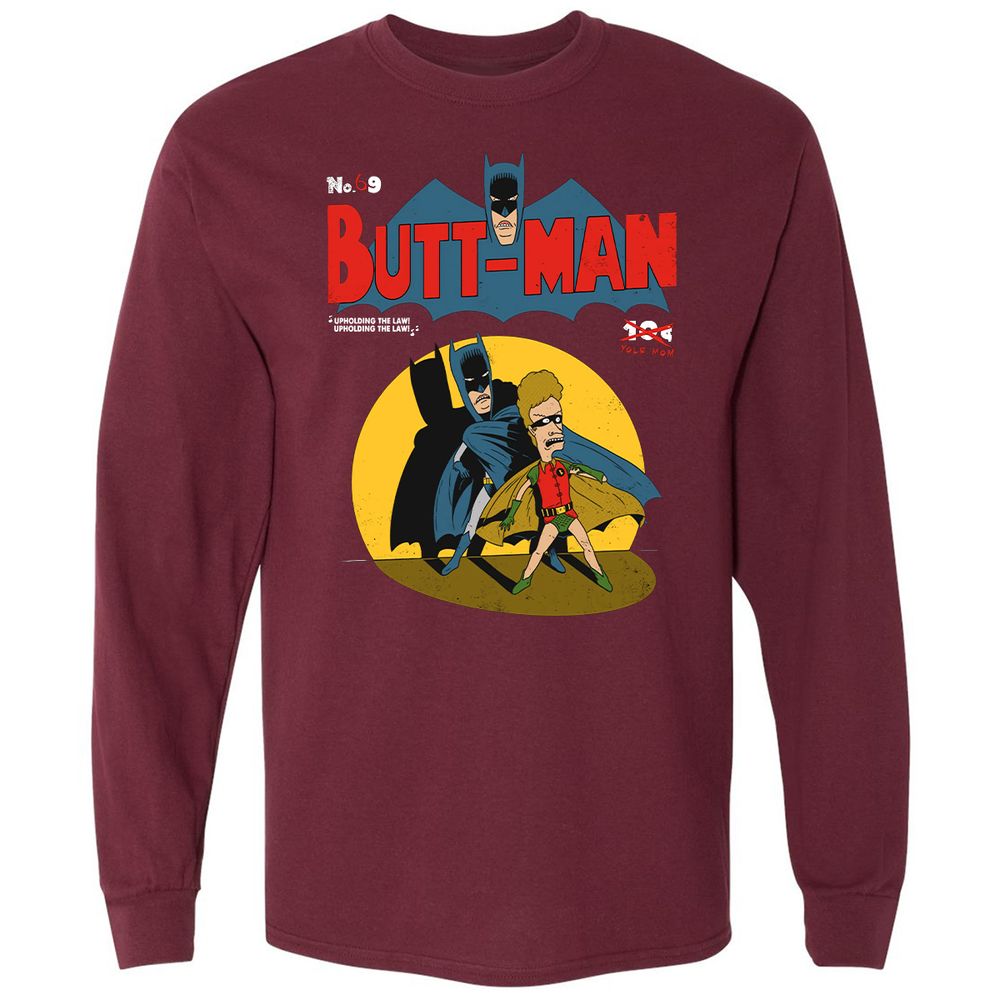Long Sleeve T-Shirt - 7RHWV1PR - Maroon - 11