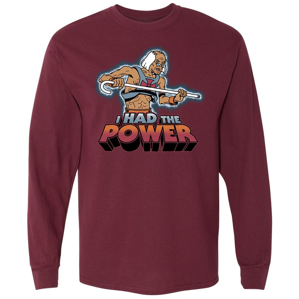 Long Sleeve T-Shirt - TPY7G2GE - Maroon - 11
