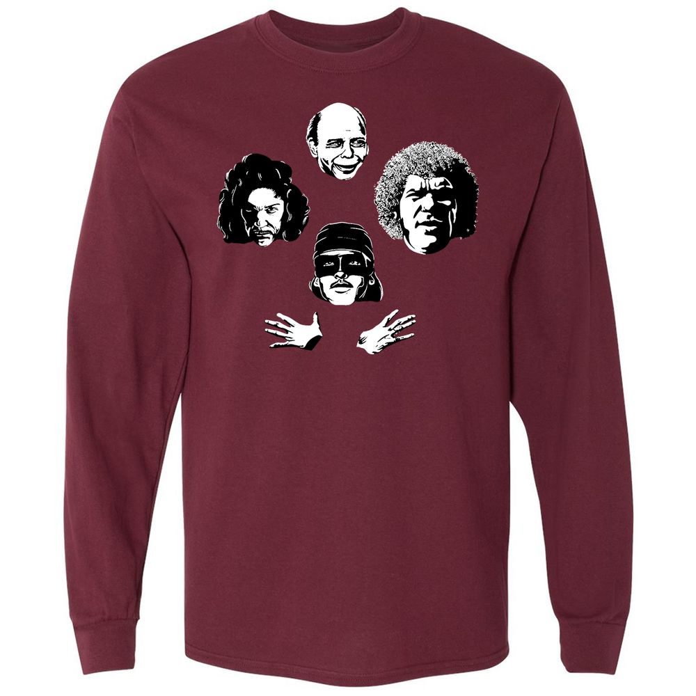 Long Sleeve T-Shirt - ERR9BZRH - Maroon - 11