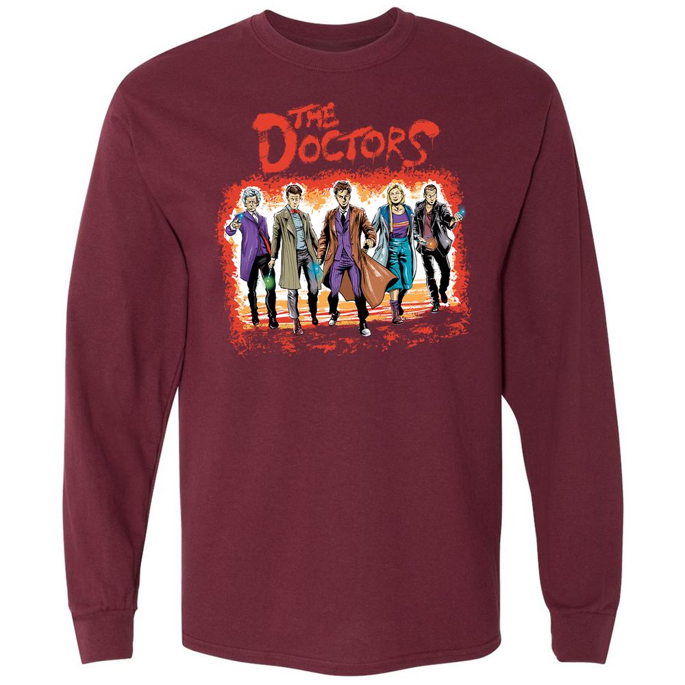 Long Sleeve T-Shirt - WLYAAKBD - Maroon - 11