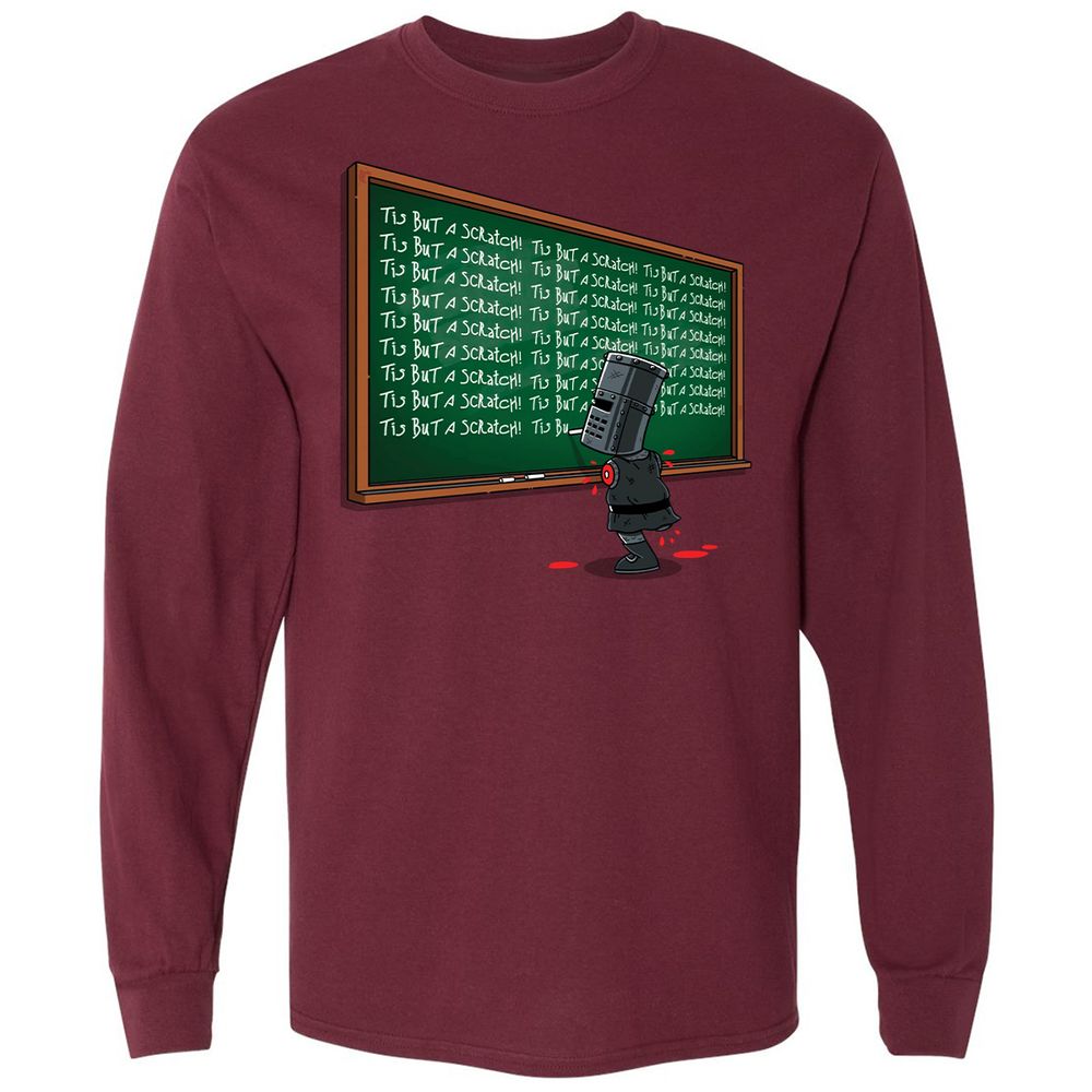 Long Sleeve T-Shirt - 44CVY4AU - Maroon - 11