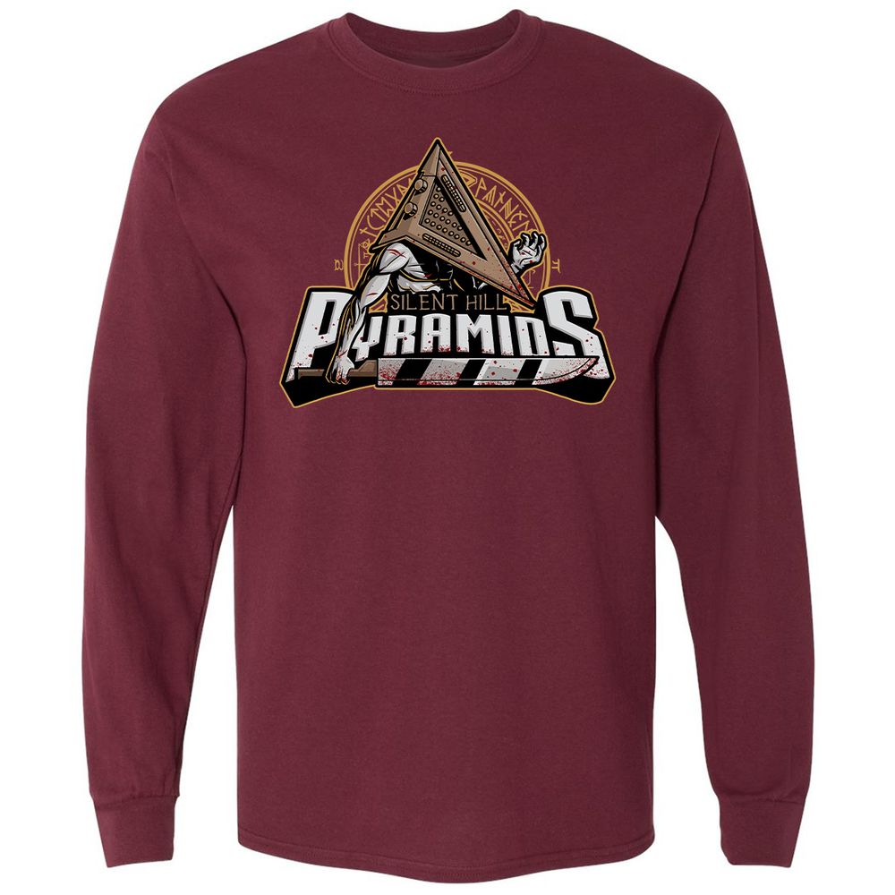 Long Sleeve T-Shirt - X5P2F124 - Maroon - 11