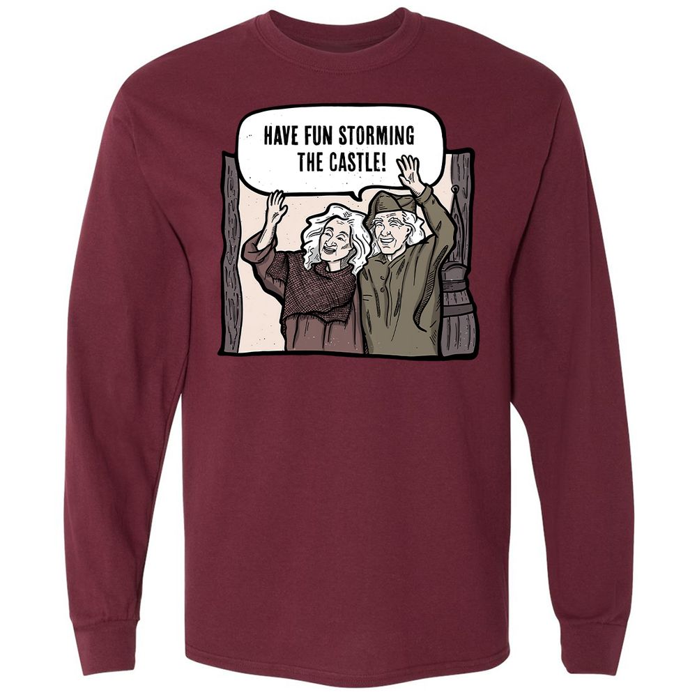 Long Sleeve T-Shirt - NQZTX449 - Maroon - 11