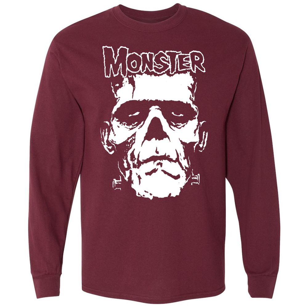 Long Sleeve T-Shirt - HRBVT42D - Maroon - 11
