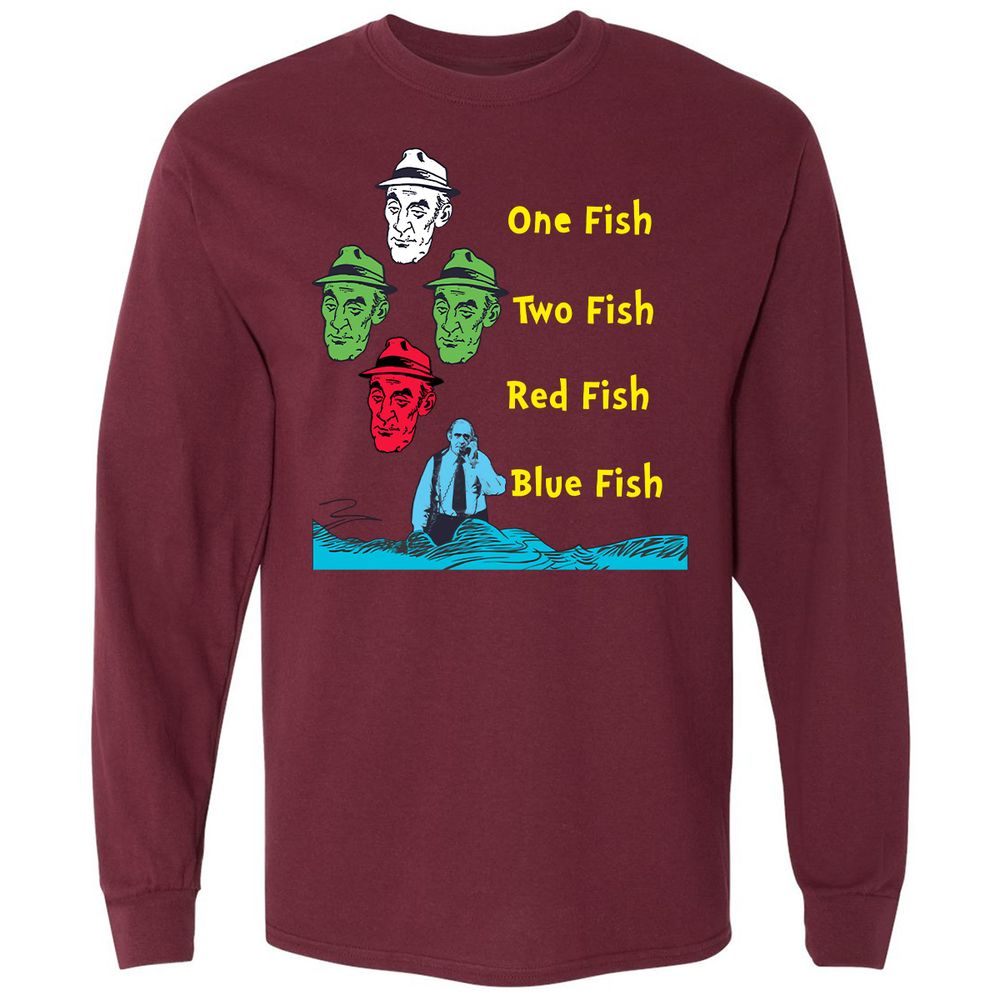 Long Sleeve T-Shirt - UCQPC8QB - Maroon - 11