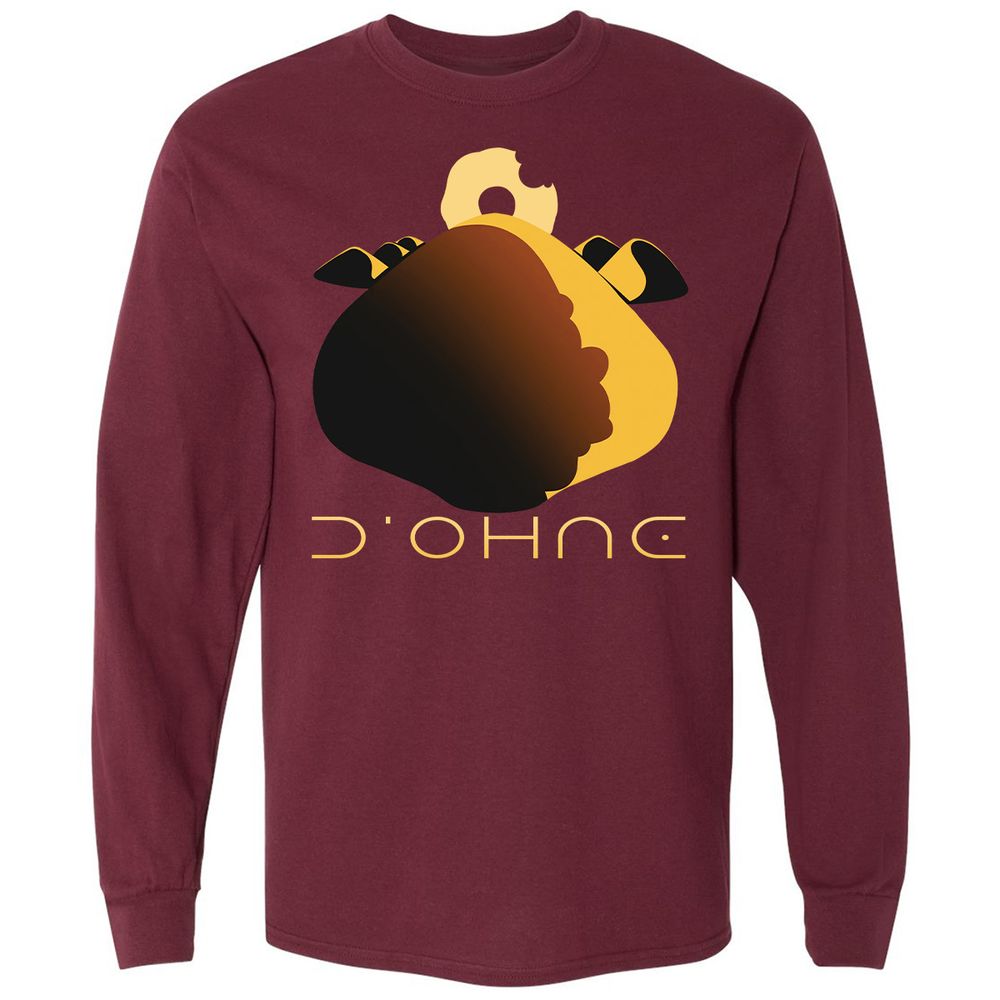 Long Sleeve T-Shirt - RS7RAZC2 - Maroon - 11