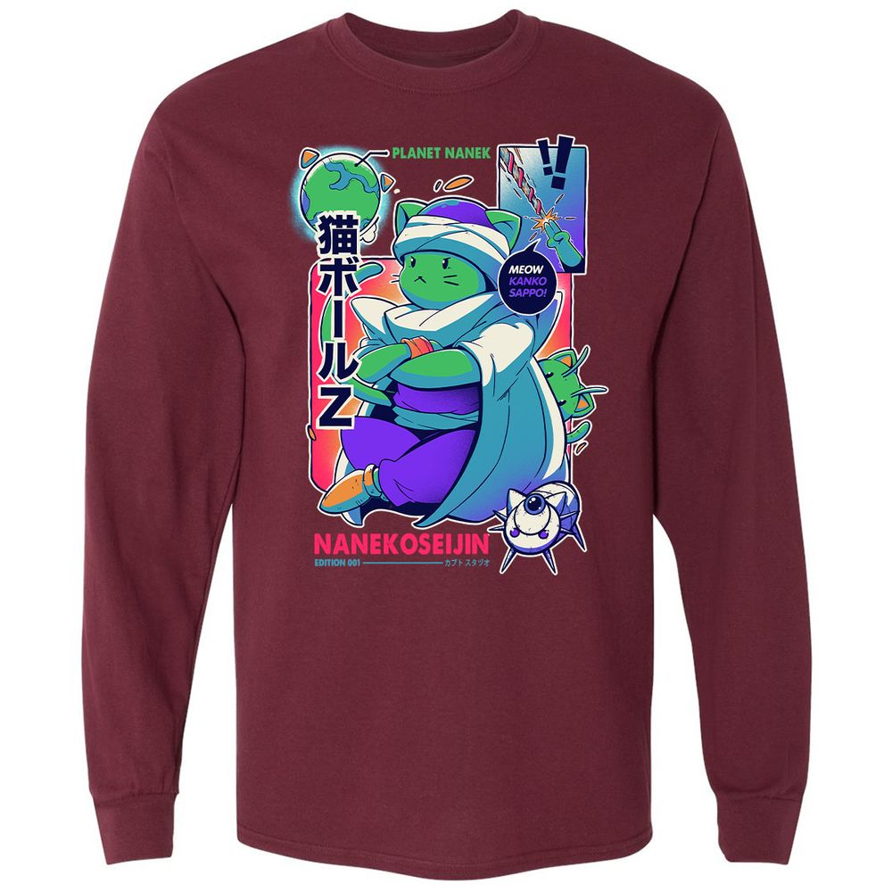 Long Sleeve T-Shirt - VAL8T37L - Maroon - 11