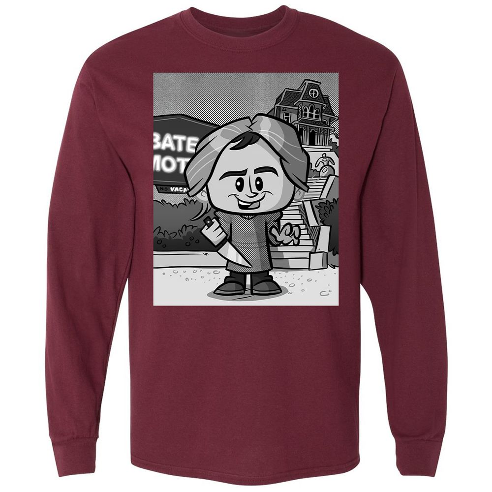 Long Sleeve T-Shirt - Y2SW4QN2 - Maroon - 11