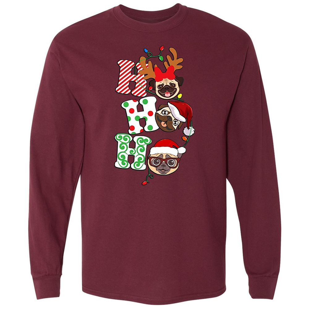 Long Sleeve T-Shirt - 6K2U7KA1 - Maroon - 11