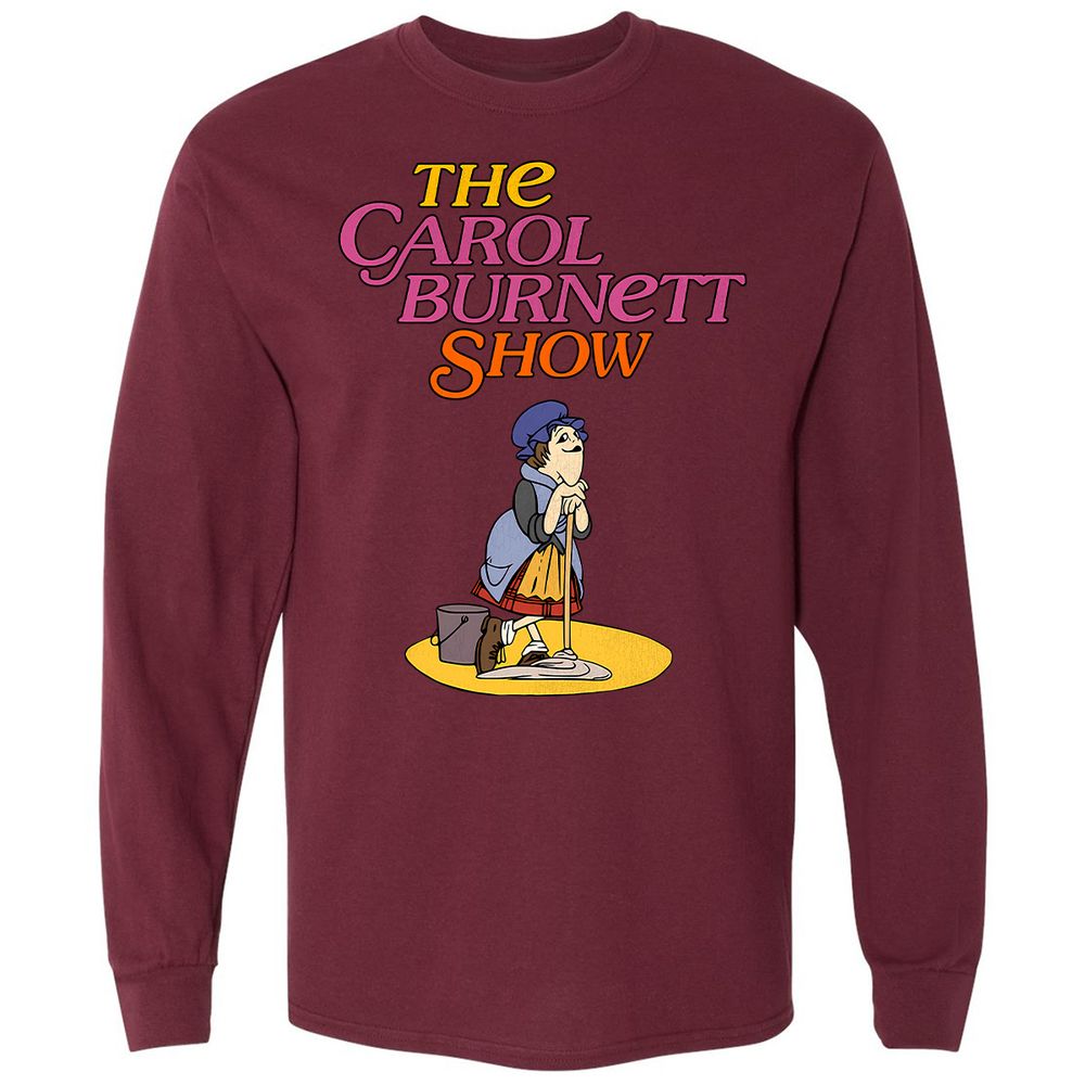 Long Sleeve T-Shirt - 1Q8ZYCPD - Maroon - 11
