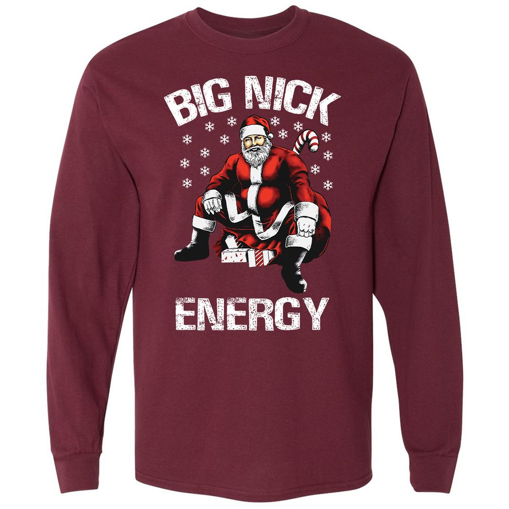 Long Sleeve T-Shirt - N93DTNKC - Maroon - 11