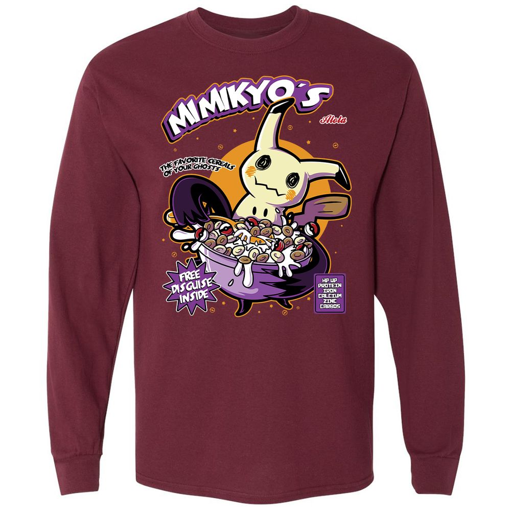 Long Sleeve T-Shirt - RHCYQUJY - Maroon - 11