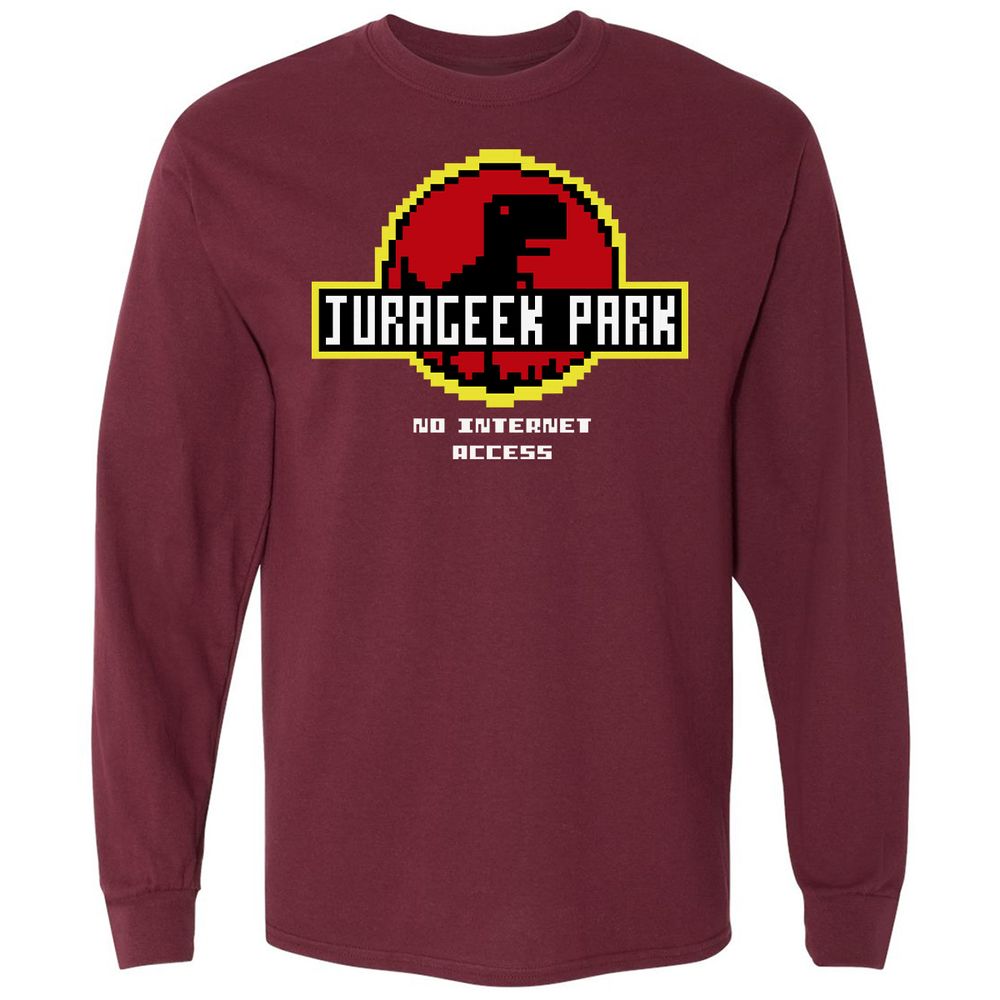 Long Sleeve T-Shirt - UAEP9Z34 - Maroon - 11