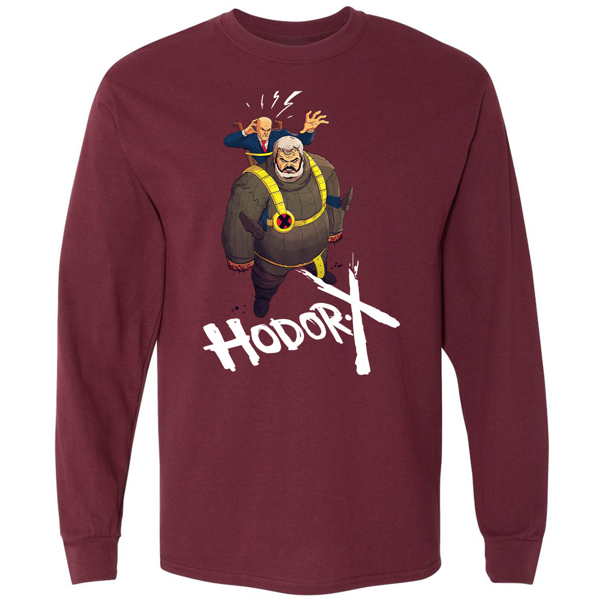 Long Sleeve T-Shirt - AK8NK27V - Maroon - 11