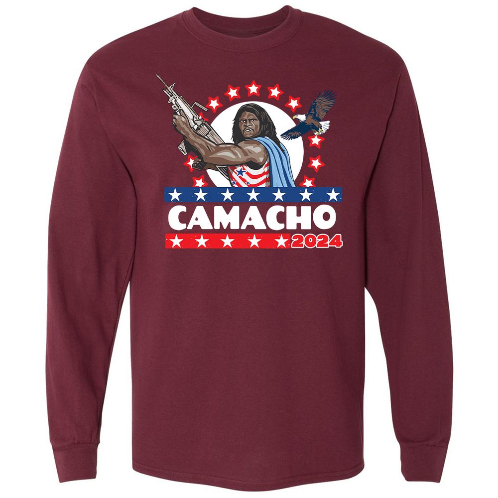 Long Sleeve T-Shirt - FHTRA6L8 - Maroon - 11